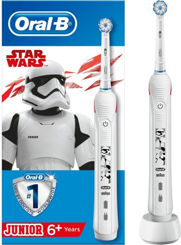 Oral-B Junior Star Wars - Elektrische Tandenborstel - Powered By Braun - 1 Handvat en 1 opzetborstel (4210201245780)
