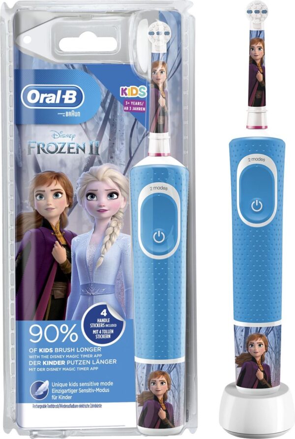 Oral-B Kids Elektrische Tandenborstel - Disney Frozen - Voor Kinderen Vanaf 3 Jaar (4210201241317)