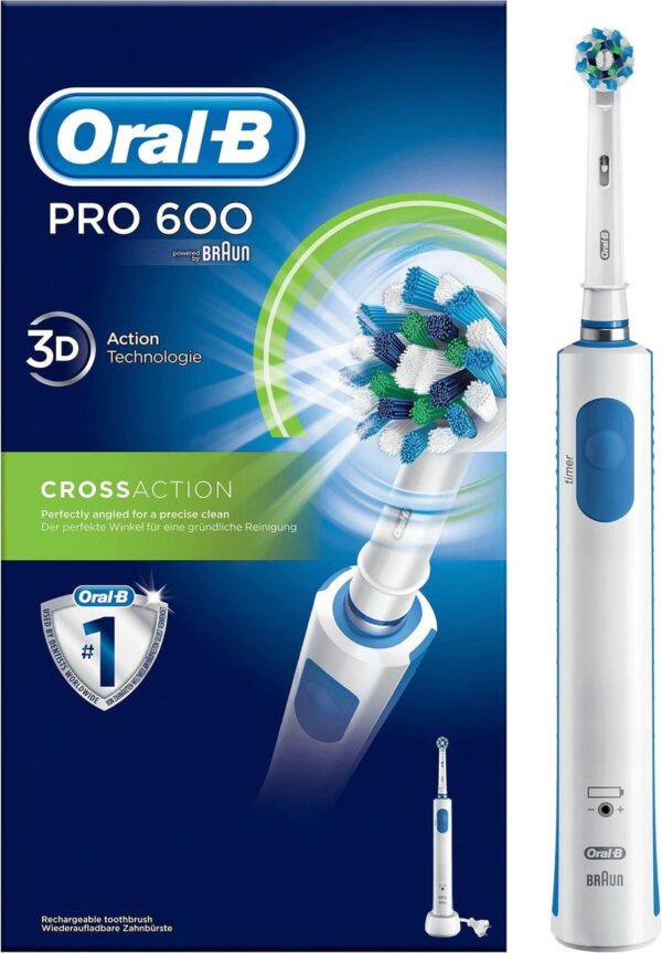 Oral-B PRO600 - Cross Action - Elektrische tandenborstel (4210201089520)