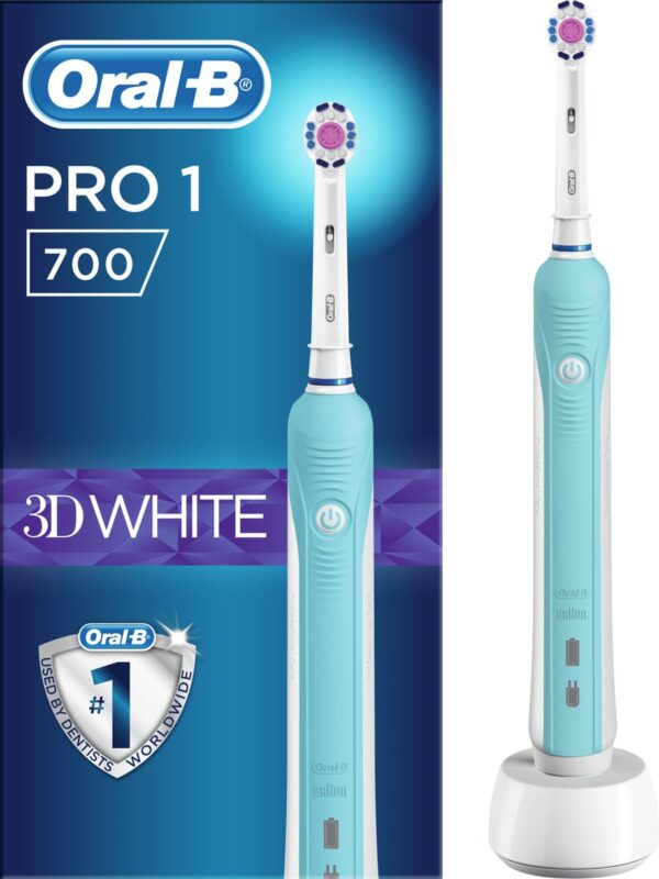 Oral-B Pro 1 700 - Oplaadbare Elektrische Tandenborstel - Powered By Braun - Blauw (4210201124078)