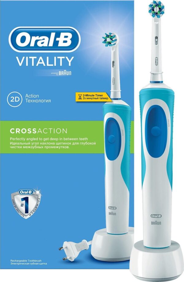 Oral-B Vitality CrossAction - Elektrische tandenborstel - Blauw, Wit (4210201123392)