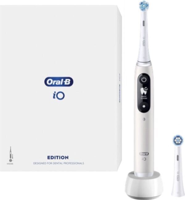Oral-B iO 6 Smile - Elektrische Tandenborstel - White Edition - Ontworpen Door Braun (4210201374336)