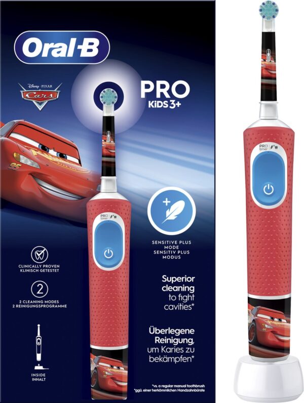 Oral-B Pro Kids - Cars - Elektrische Tandenborstel - Ontworpen Door Braun (8006540773031)