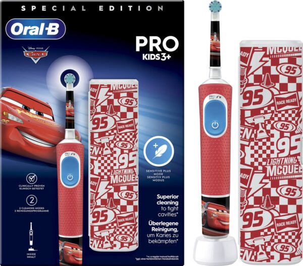 Oral-B Pro Kids - Cars - Elektrische Tandenborstel - Ontworpen Door Braun (8006540773604)