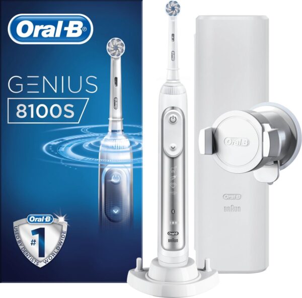 Oral-B Genius 8100S - Elektrische Tandenborstel - Zilver (4210201203155)