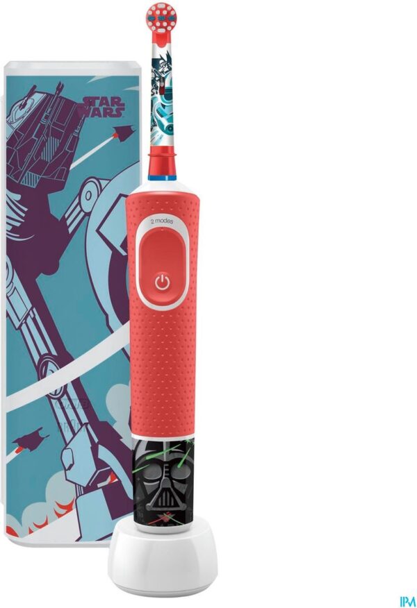 Oral-B Kids Oplaadbare Elektrische Tandenborstel - 1 Handvat Met Star Wars - Voor Kinderen Vanaf 3 Jaar (4210201309444)